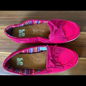 Hot pink LAMO comfy shoes